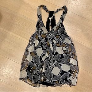 ELLA MOSS | Floral Print Sleeveless Blouse